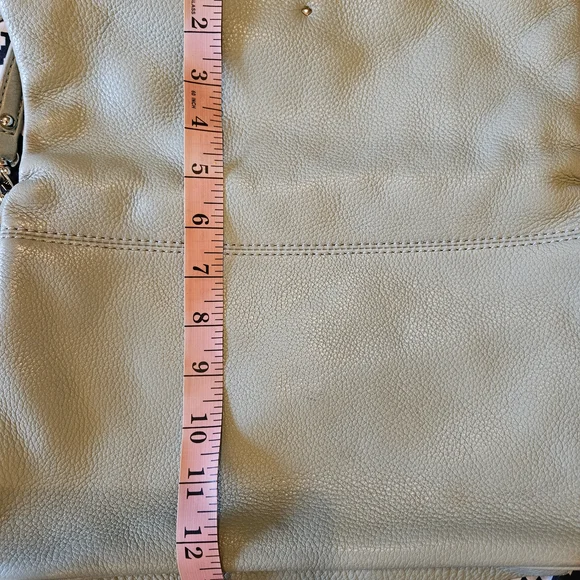 ♤ Kate Spade Mint Green Leather Fold-Over Crossbody Bag - Picture 6 of 16